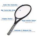 Carbon Fiber Tennis Racket Adults Lightweight Shockproof Tennis Racket