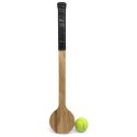 Tennis Training Racket with Tennis Ball Set Wooden Tennis Accuracy Practice Racket Tennis Training Aid