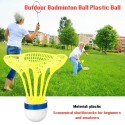 Outdoor Badminton Ball Plastic Ball Sport Training Exercise Shuttlecocks Color Badminton Ball