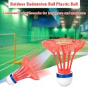 Outdoor Badminton Ball Plastic Ball Sport Training Exercise Shuttlecocks Color Badminton Ball