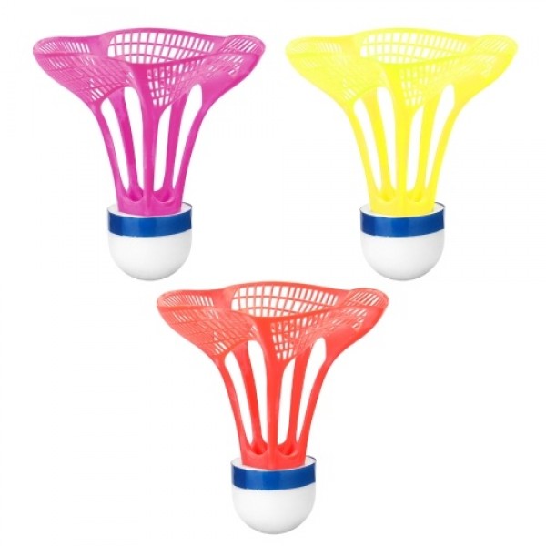 Outdoor Badminton Ball Plastic Ball Sport Training Exercise Shuttlecocks Color Badminton Ball