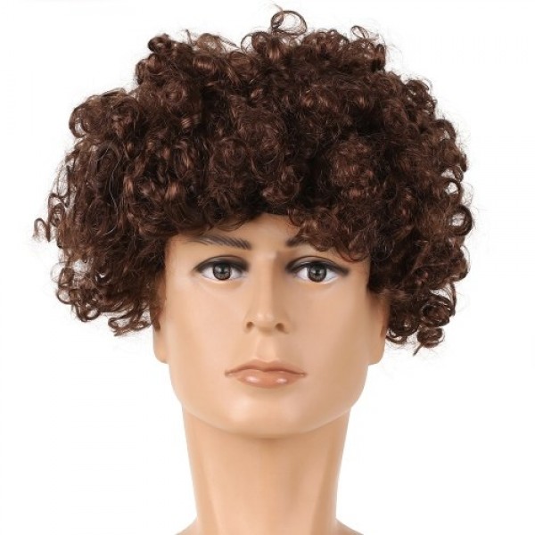 Soccer Fans Wig Explosion Curly Hairpiece